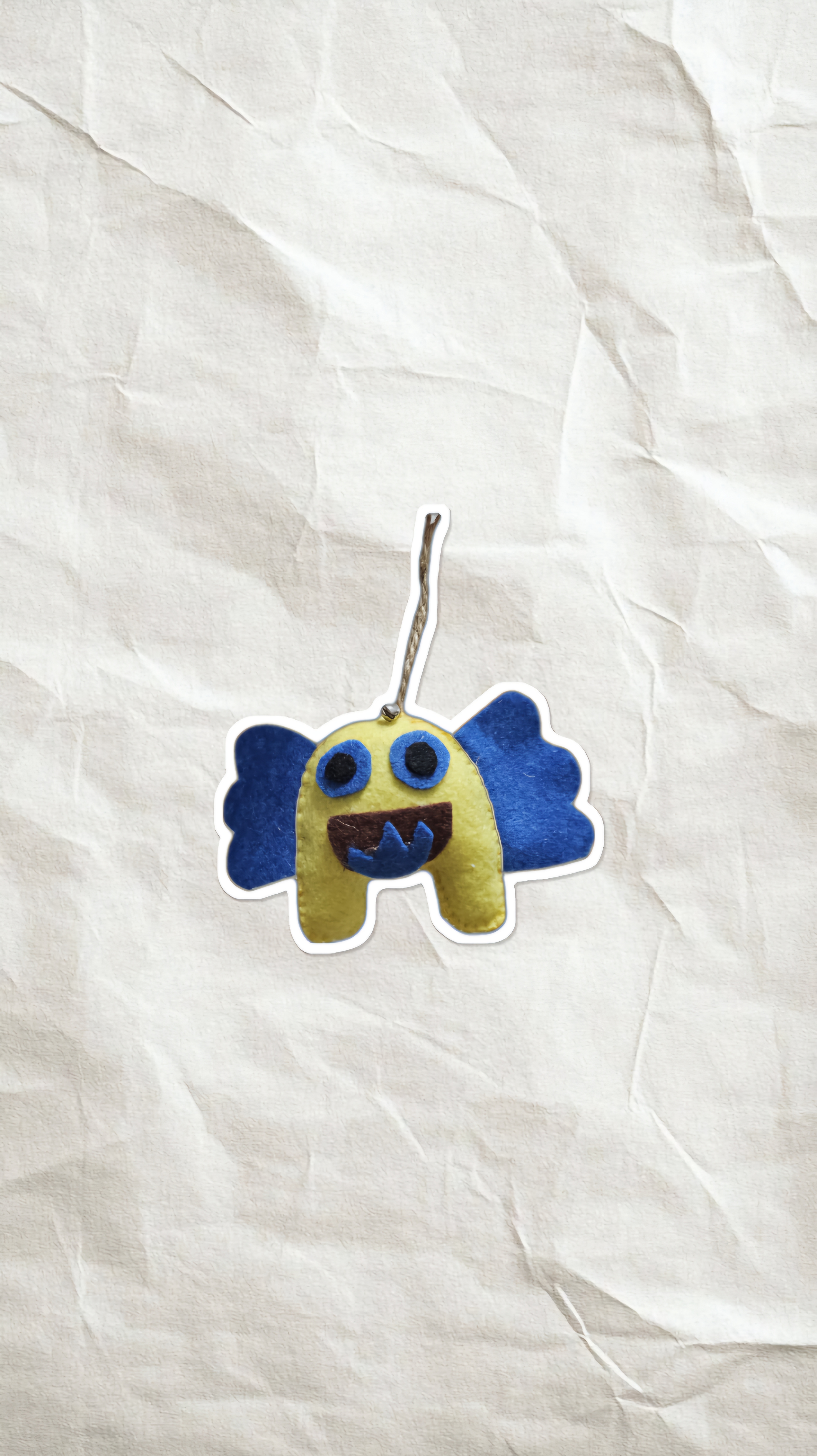 اسباب بازی نمدی بند دار هیولا بالدار