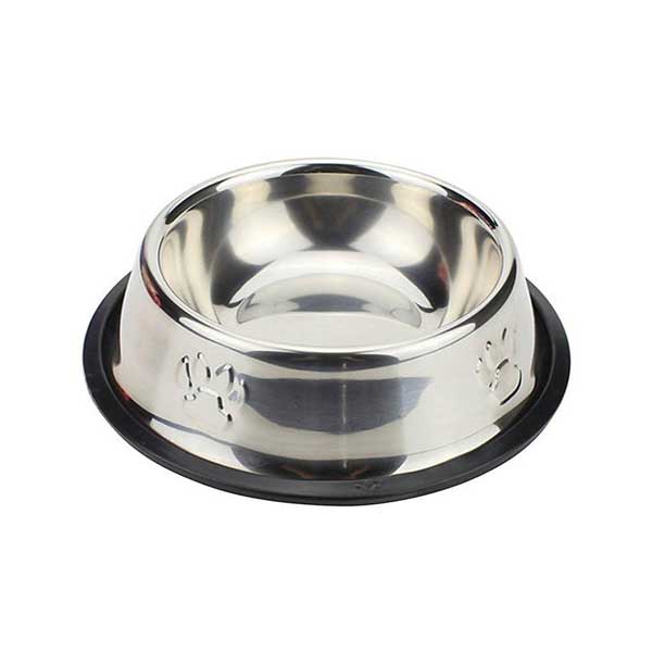 ظرف آب و غذای استیل سایز 2