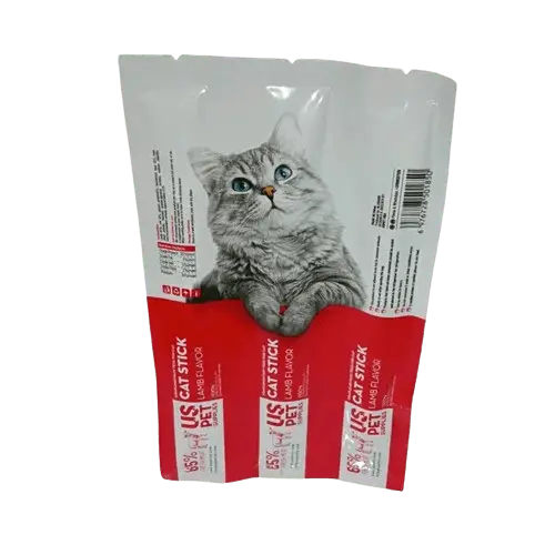 تشویقی مدادی گربه یو اس پت وارداتی طعم گوشت بره