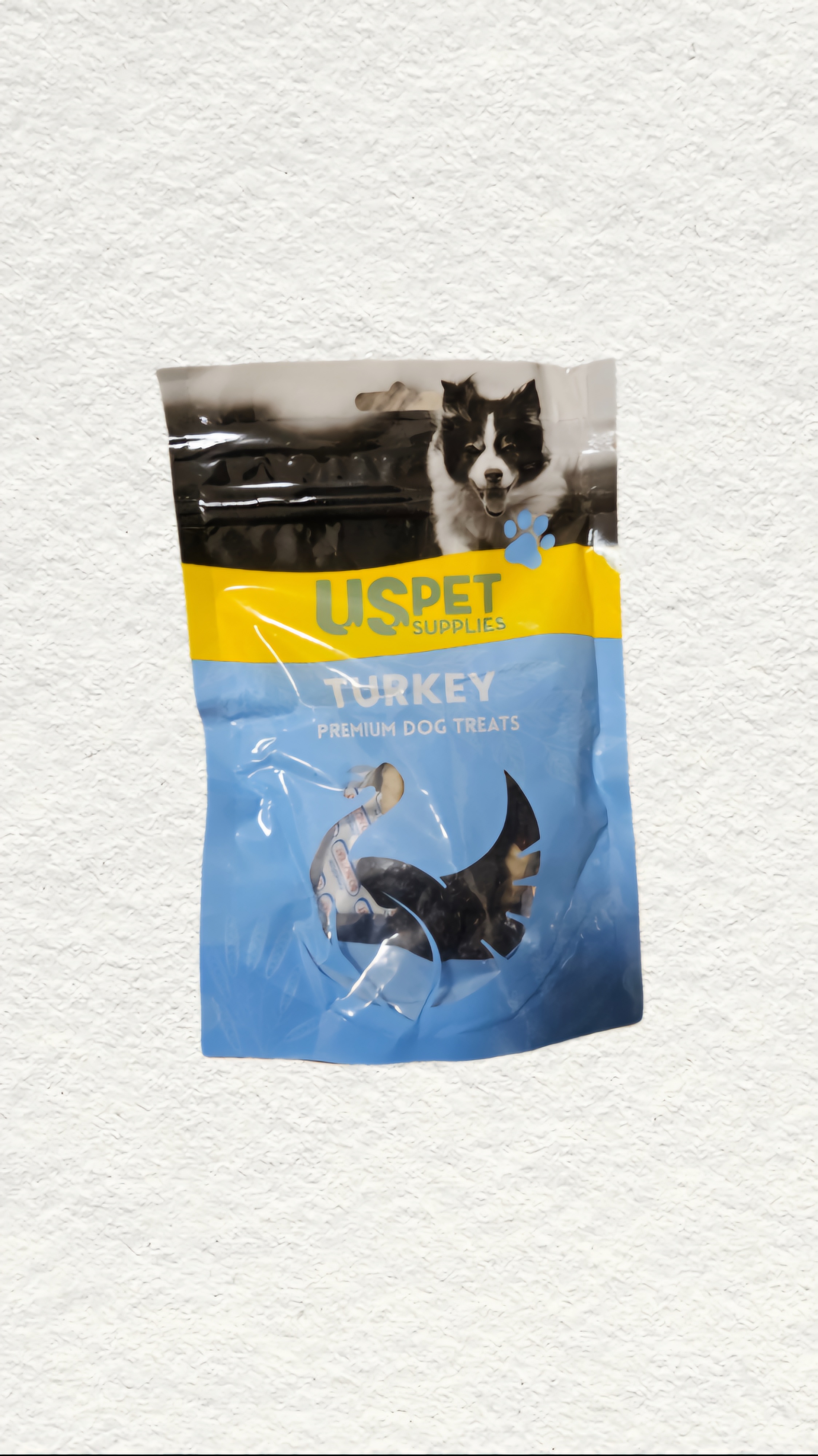 تشویقی سگ مدل دمبلی دنتال با طعم بوقلمون یو اس پت US Pet dental turkey Meat وزن 100 گرم