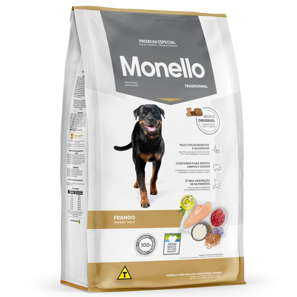 غذا خشک مونلو سگ بالغ تردیشنال یک کیلویی