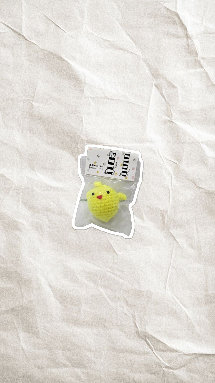 اسباب بازی بافتنی زنگوله دار جوجه