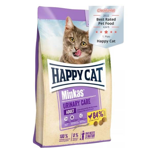 غذا خشک هپی کت گربه بالغ یورینری نیم کیلویی