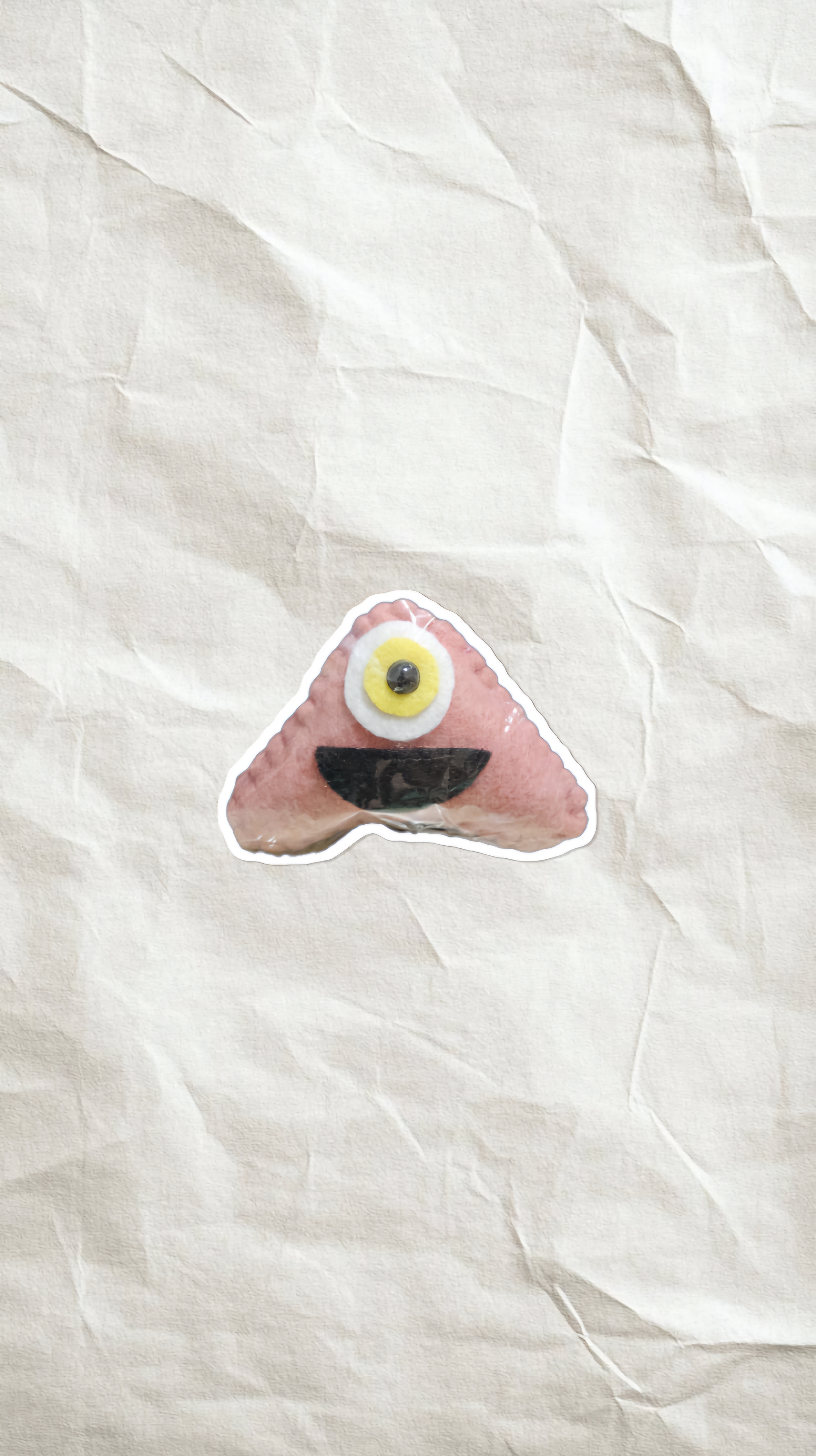 اسباب بازی نمدی مثلث تک چشم