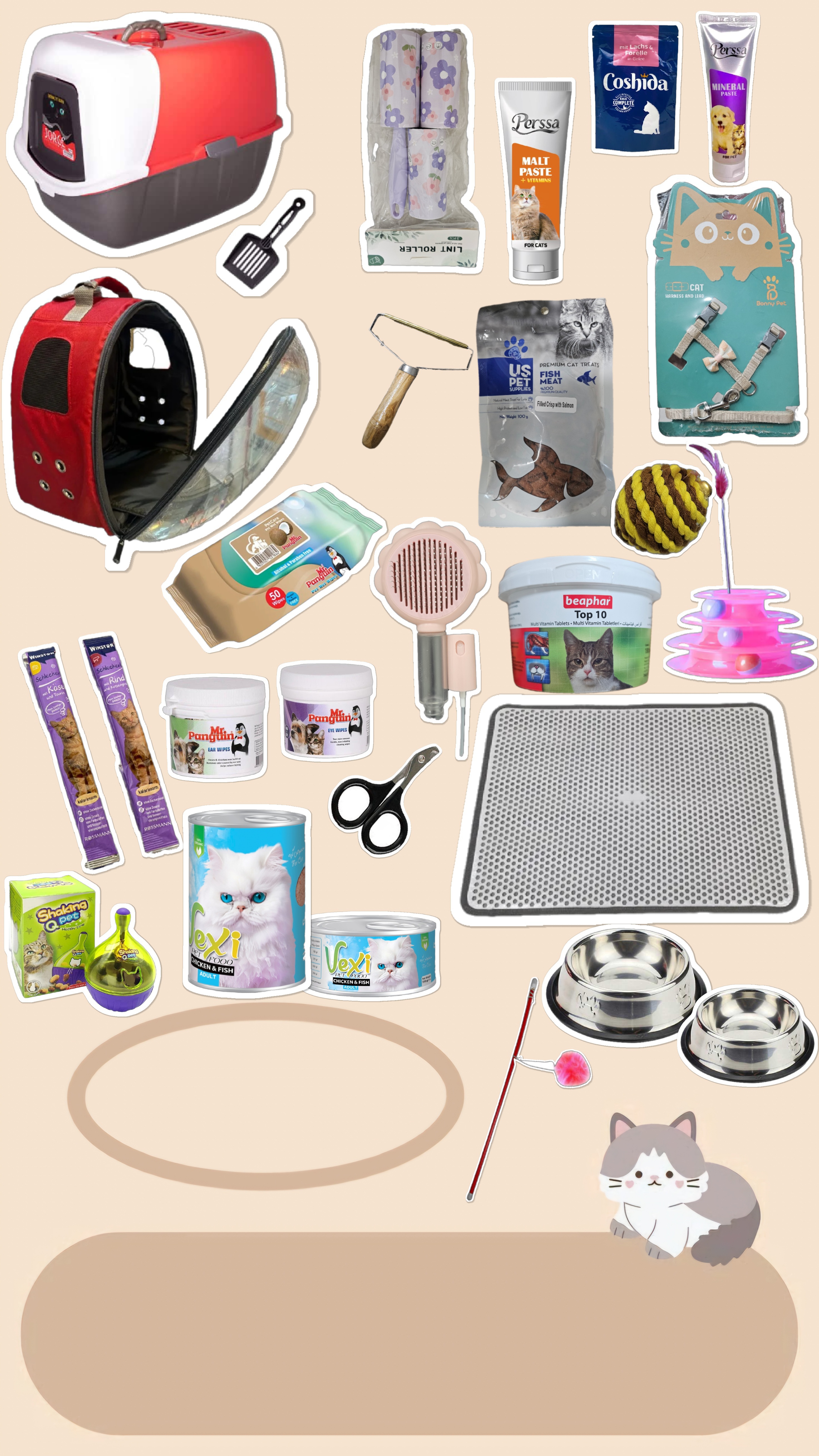 پک آماده گربه بالغ لاکچری