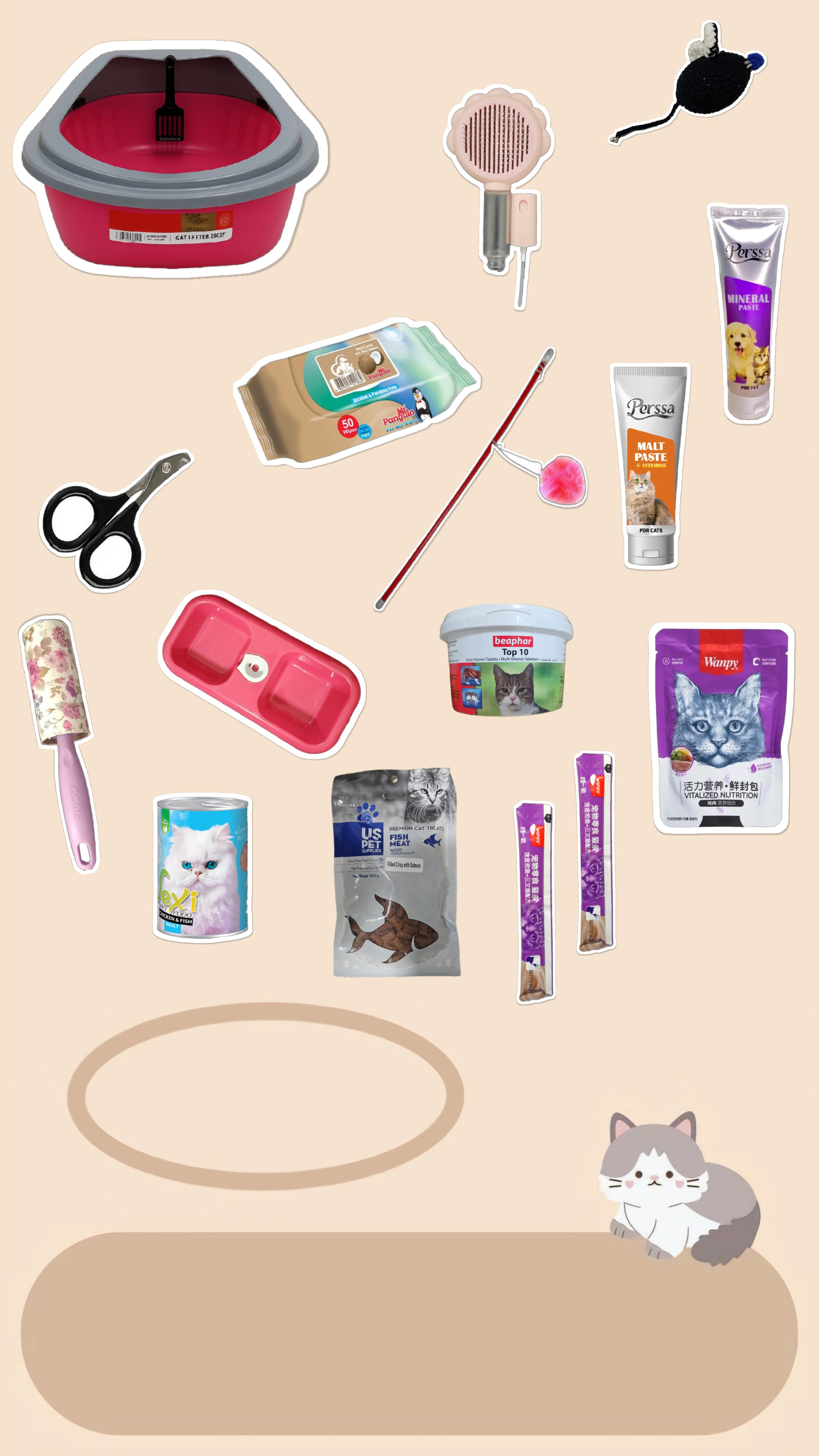 پک آماده گربه بالغ نرمال